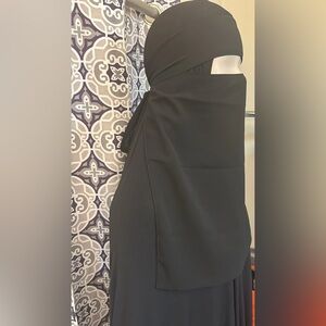 Elegant Black Niqab